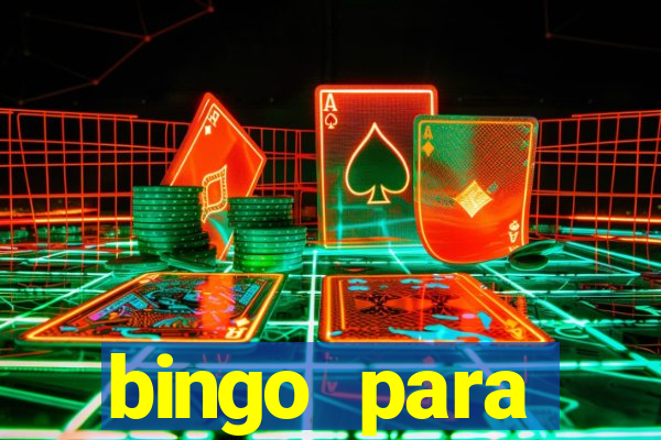 bingo para despedida de solteira para imprimir